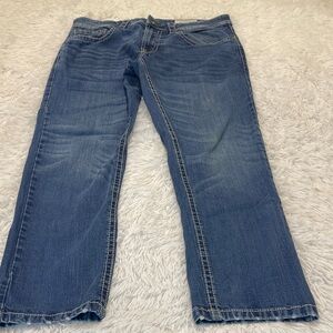 T.K. AXEL ATHLETIC MENS  Blue Denim Jeans SIZE 32/30 SEE MEASUREMENTS